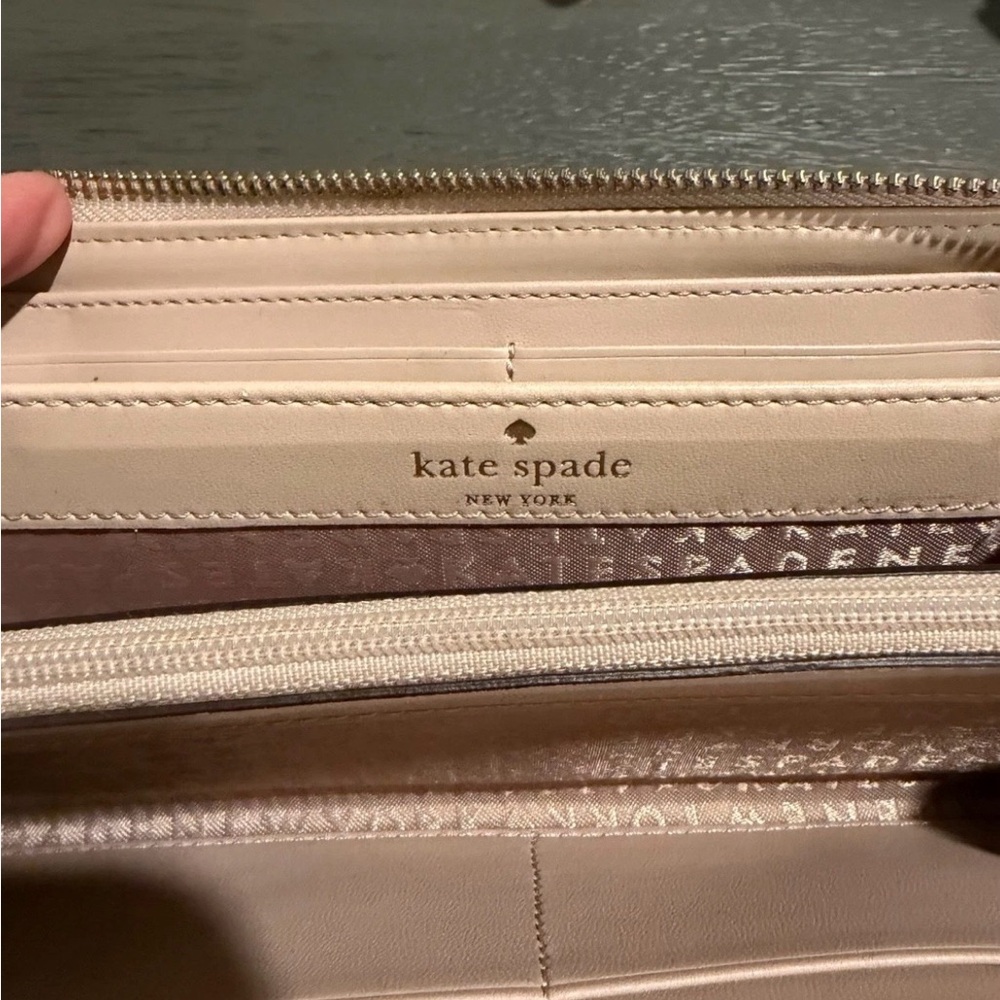 kate spade Blush Pink Bow Clutch/wallet - Picture 10 of 12
